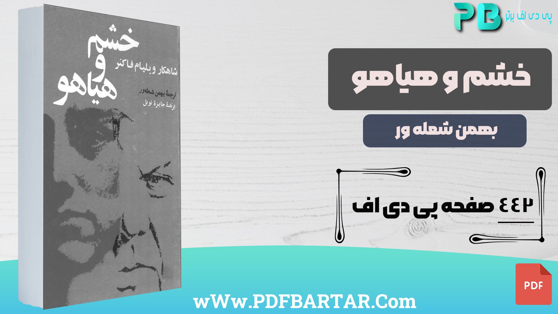 دانلود پی دی اف کتاب خشم و هیاهو بهمن شعله ور PDF
