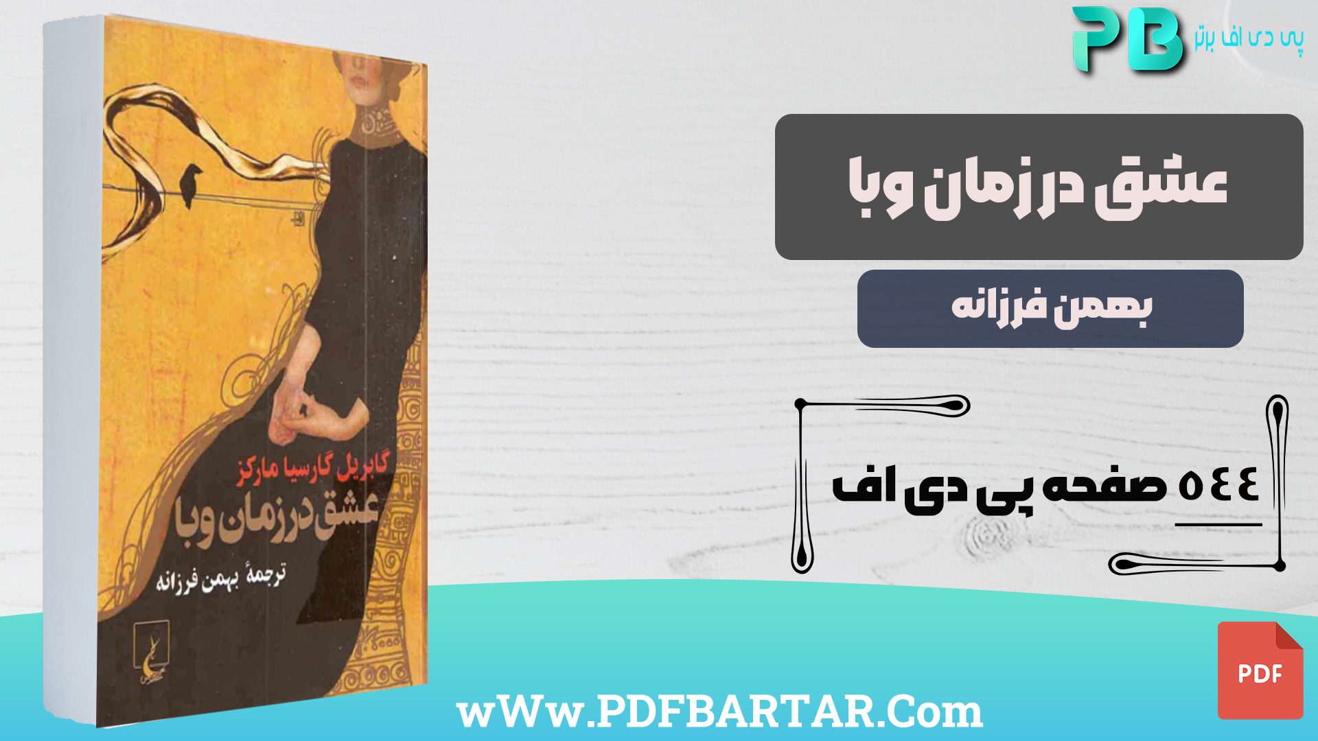 دانلود پی دی اف کتاب عشق در زمان وبا بهمن فرزانه PDF