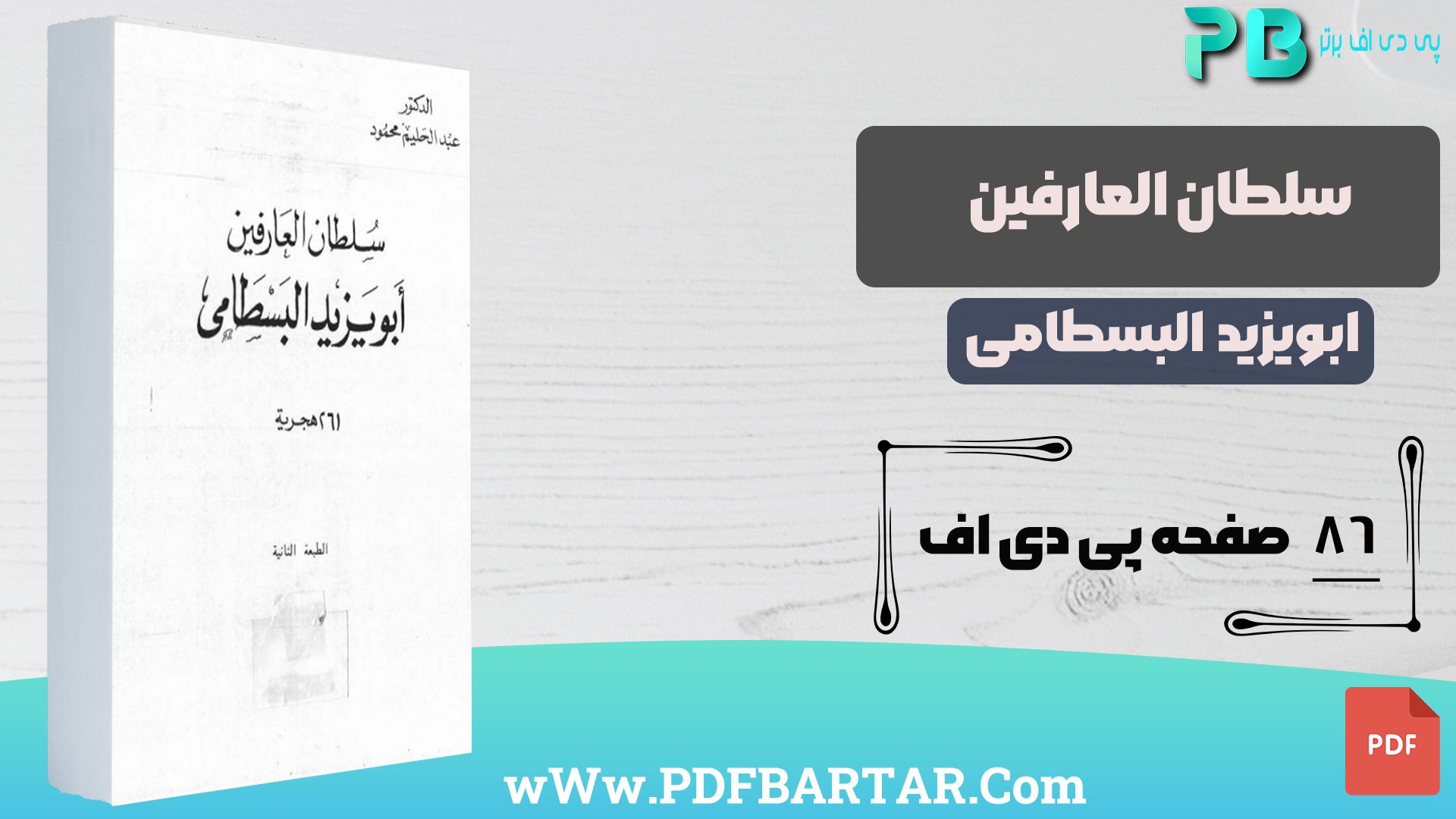 دانلود پی دی اف کتاب سلطان العارفین ابویزید بسطامی PDF